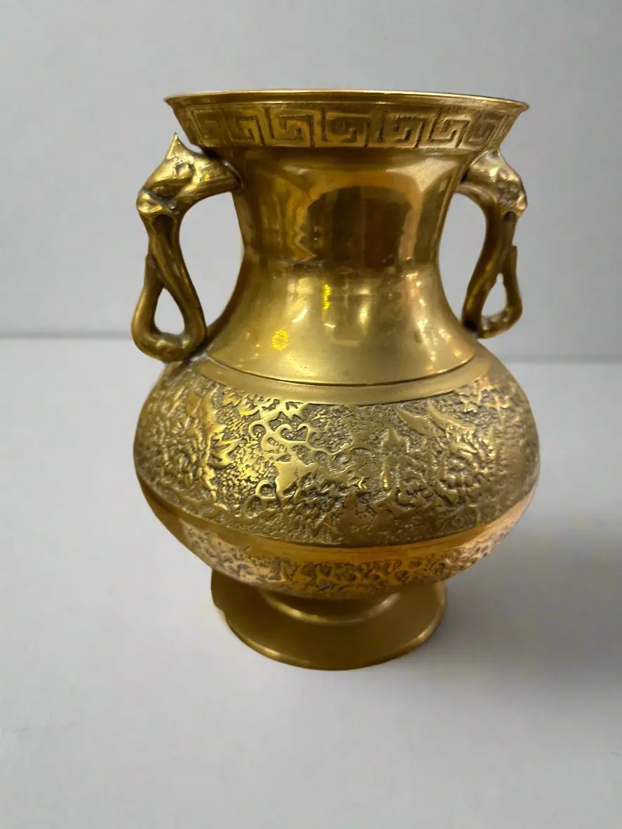 Brass Vase With Handles 1
