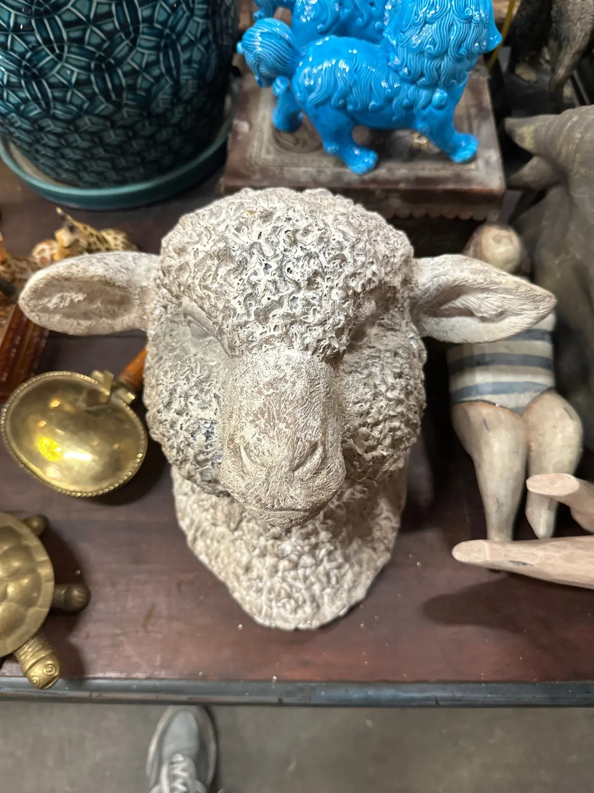 Resin Lamb Head 1