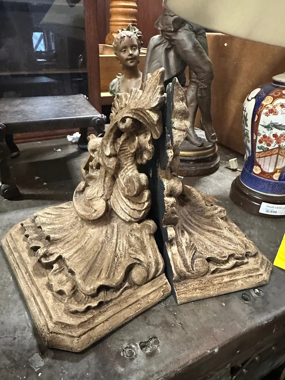 Pair Of Cast French Style Wall Sconces 1