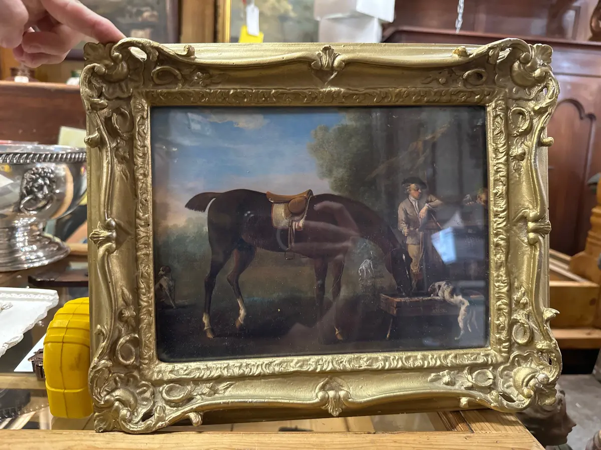 Victorian Framed Horse Print 1