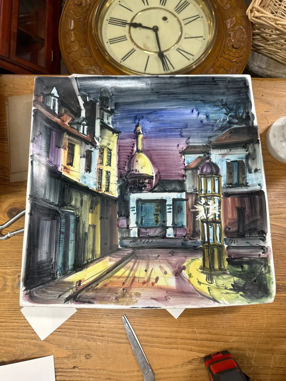 Hanging Decorative Plate Of Paris 1