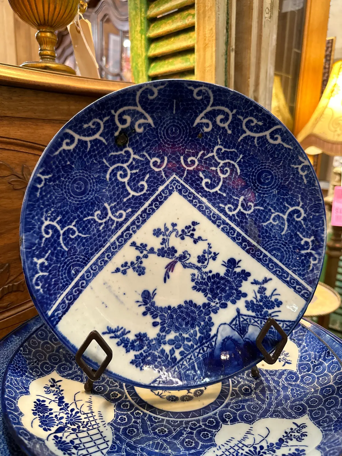 Blue And White Imari 11.5" Dish 1