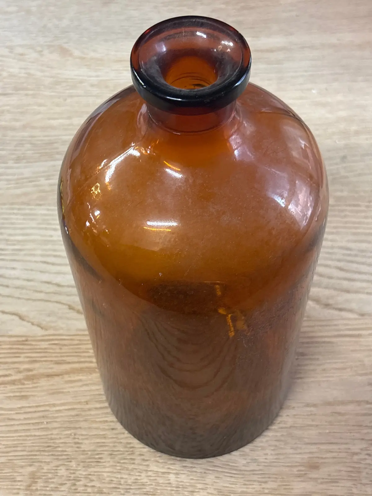 Brown Apothecary Jar 1