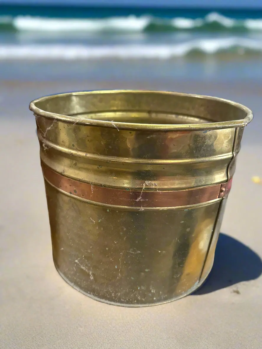 Copper And Brass Planter 1