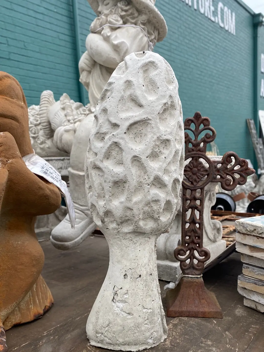 50'S Style Concrete Mushroom 1