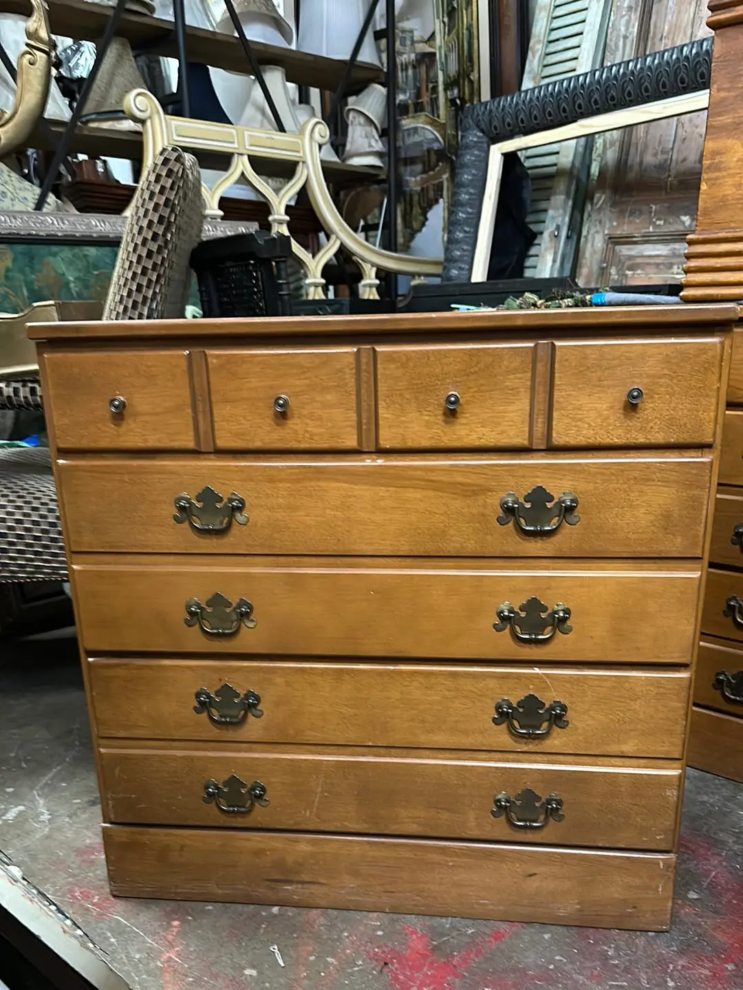 Small Ethan Allen American Maple Chest 1