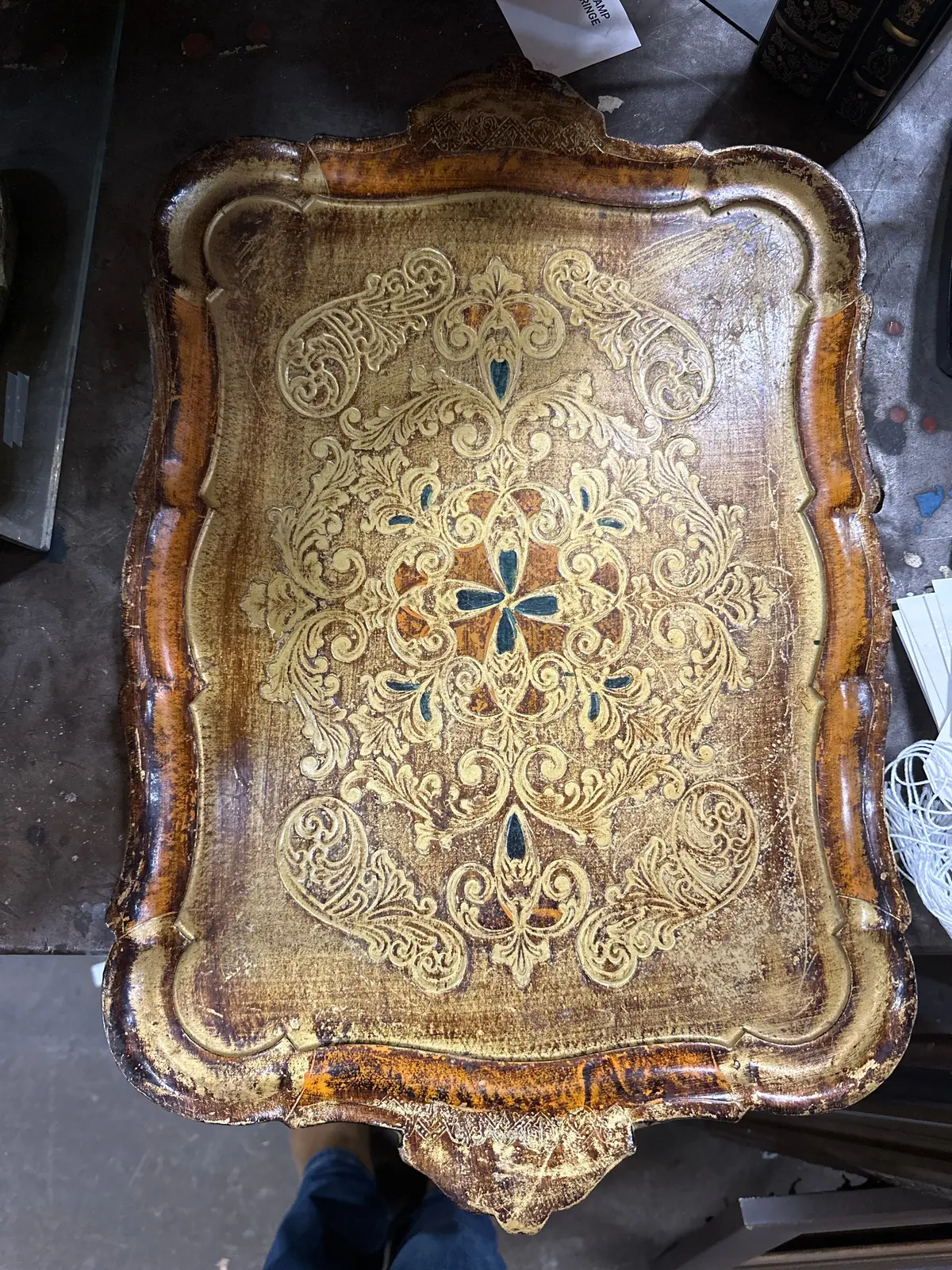 Large Florentine Tray 1