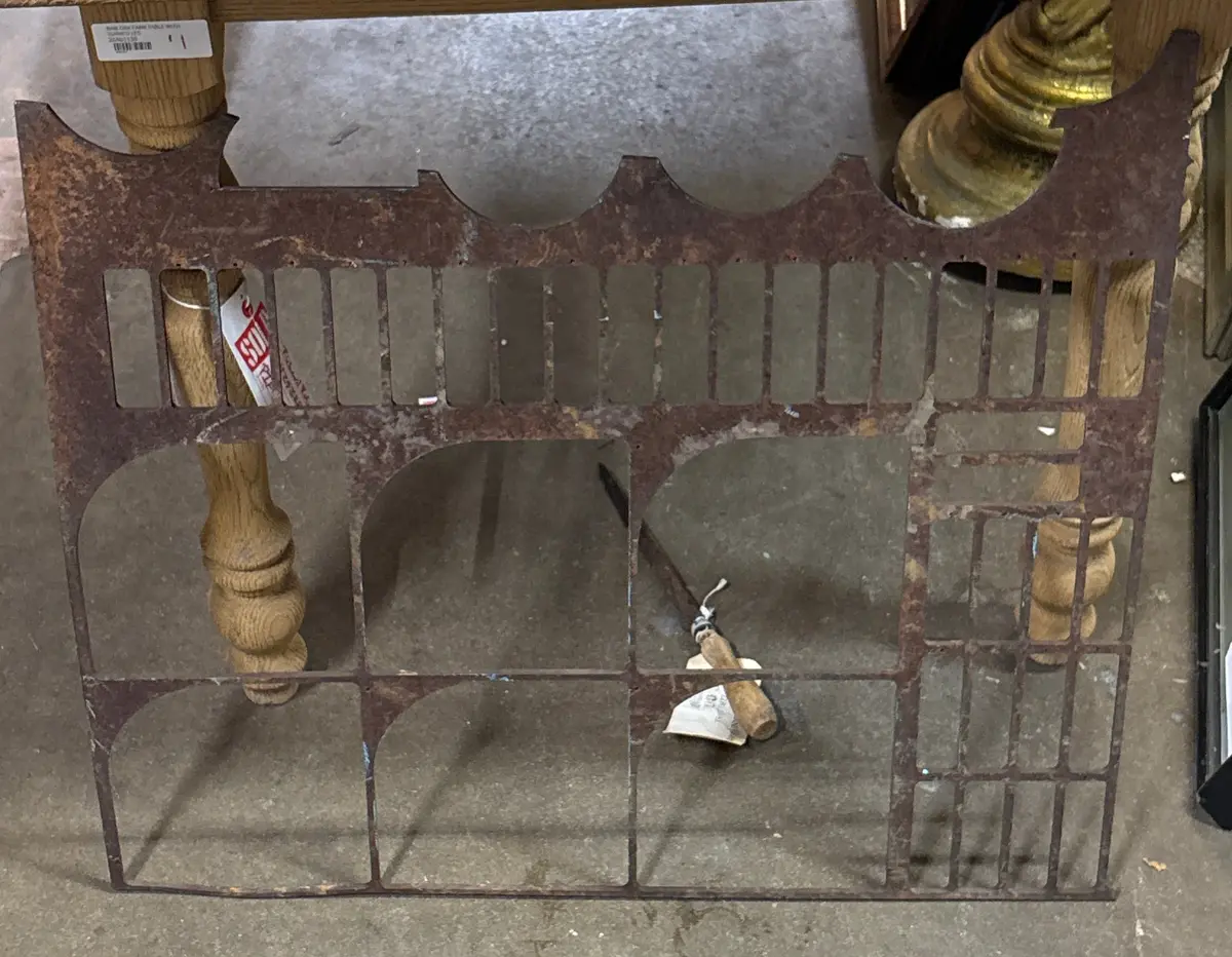 Rust Colored Metal Art Panel 1