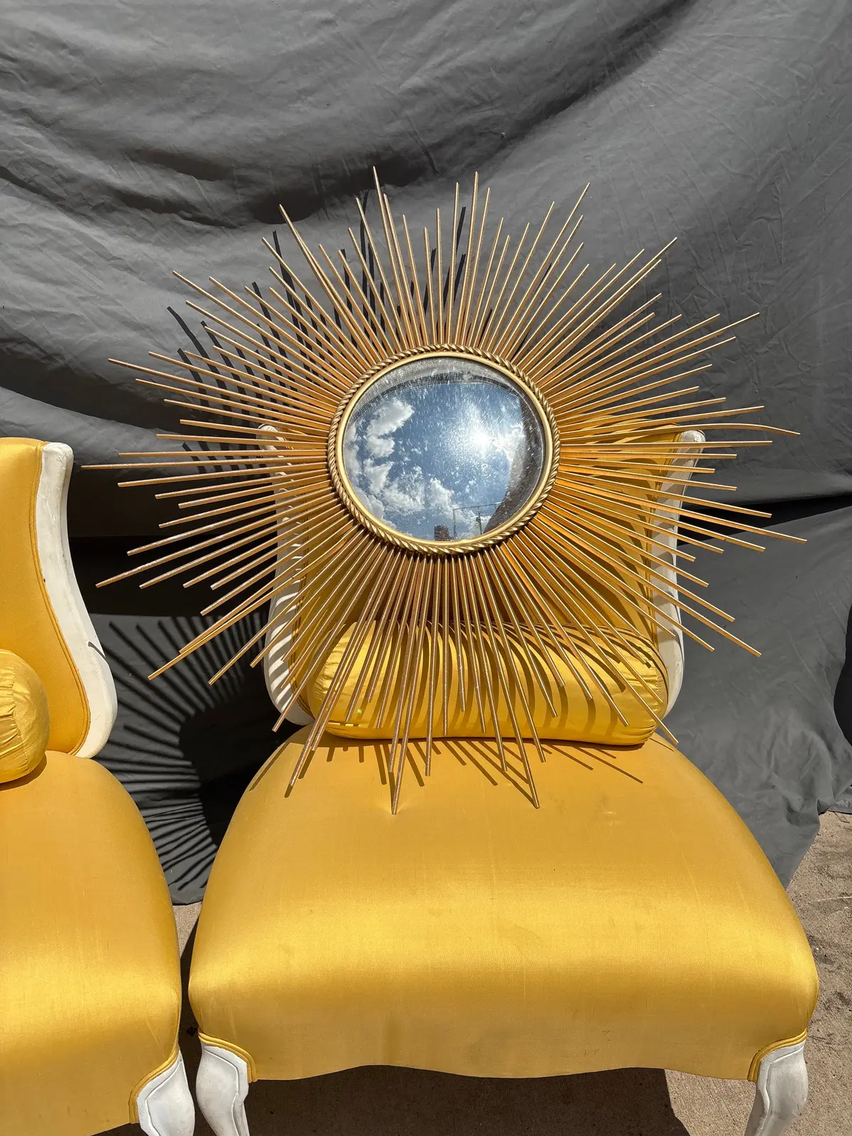 Large Sunburst Mirror 1