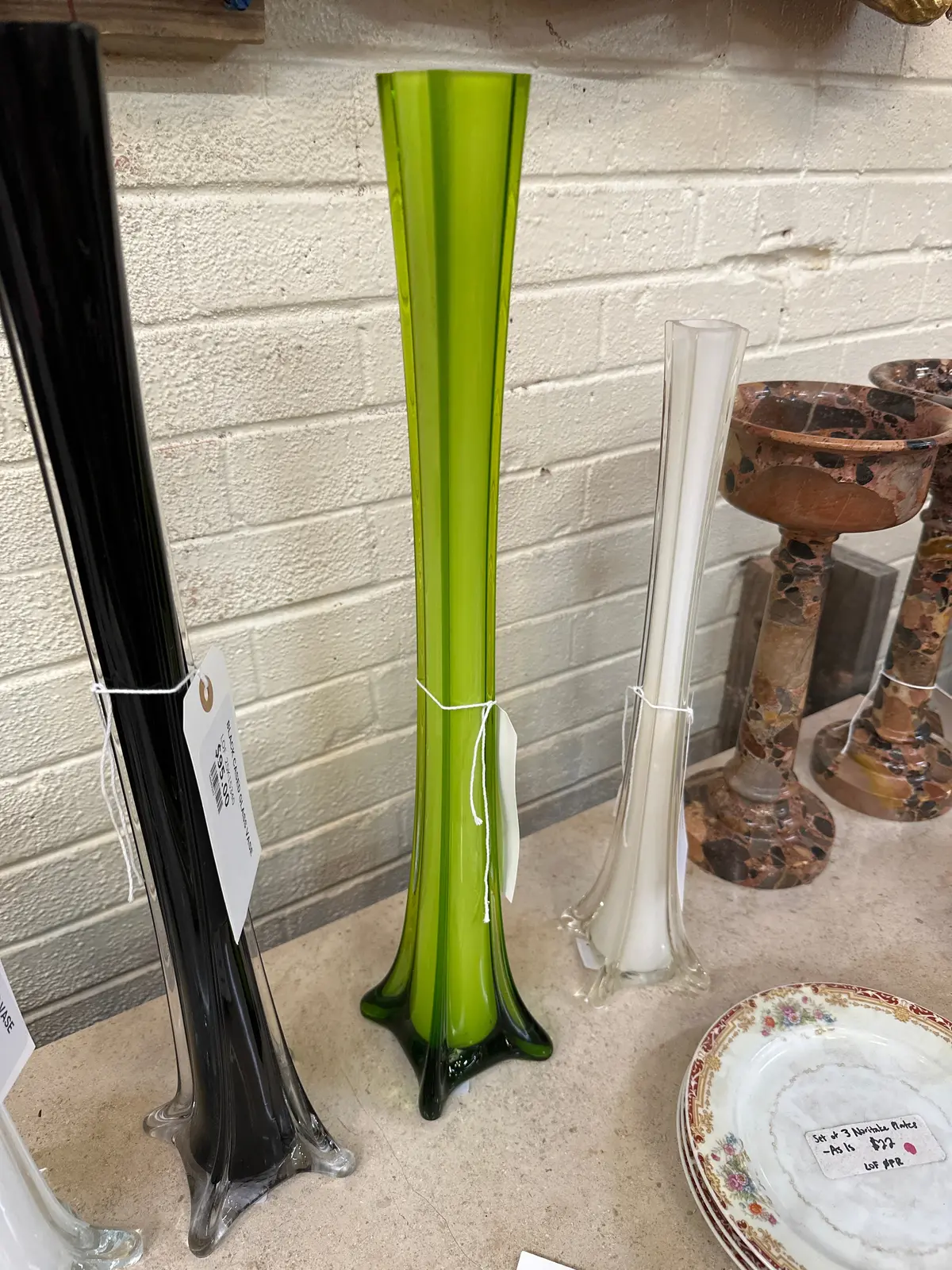 Slender Cased Glass Vase 1