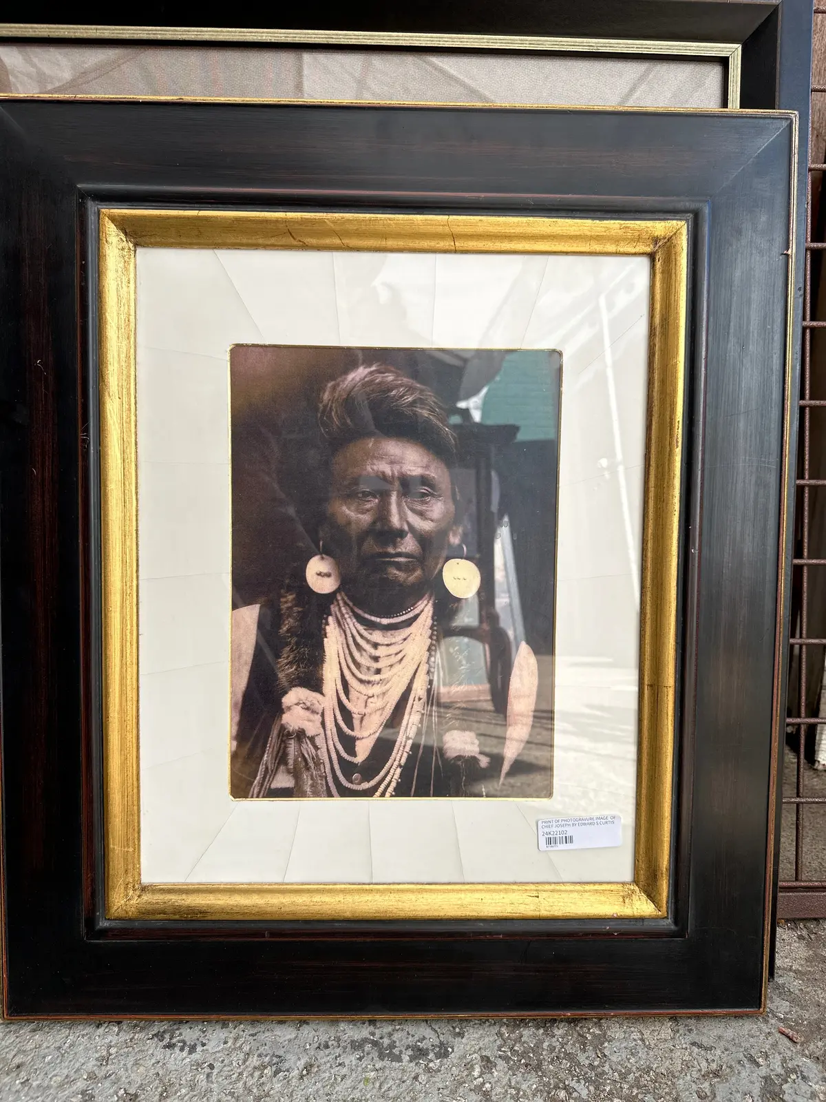 Print Of Photogravure Image  Of Chief Joseph By Edward S Curtis 1