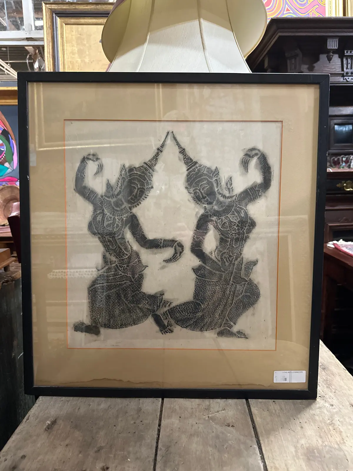 Thai Rubbing With 2 Dancers 1