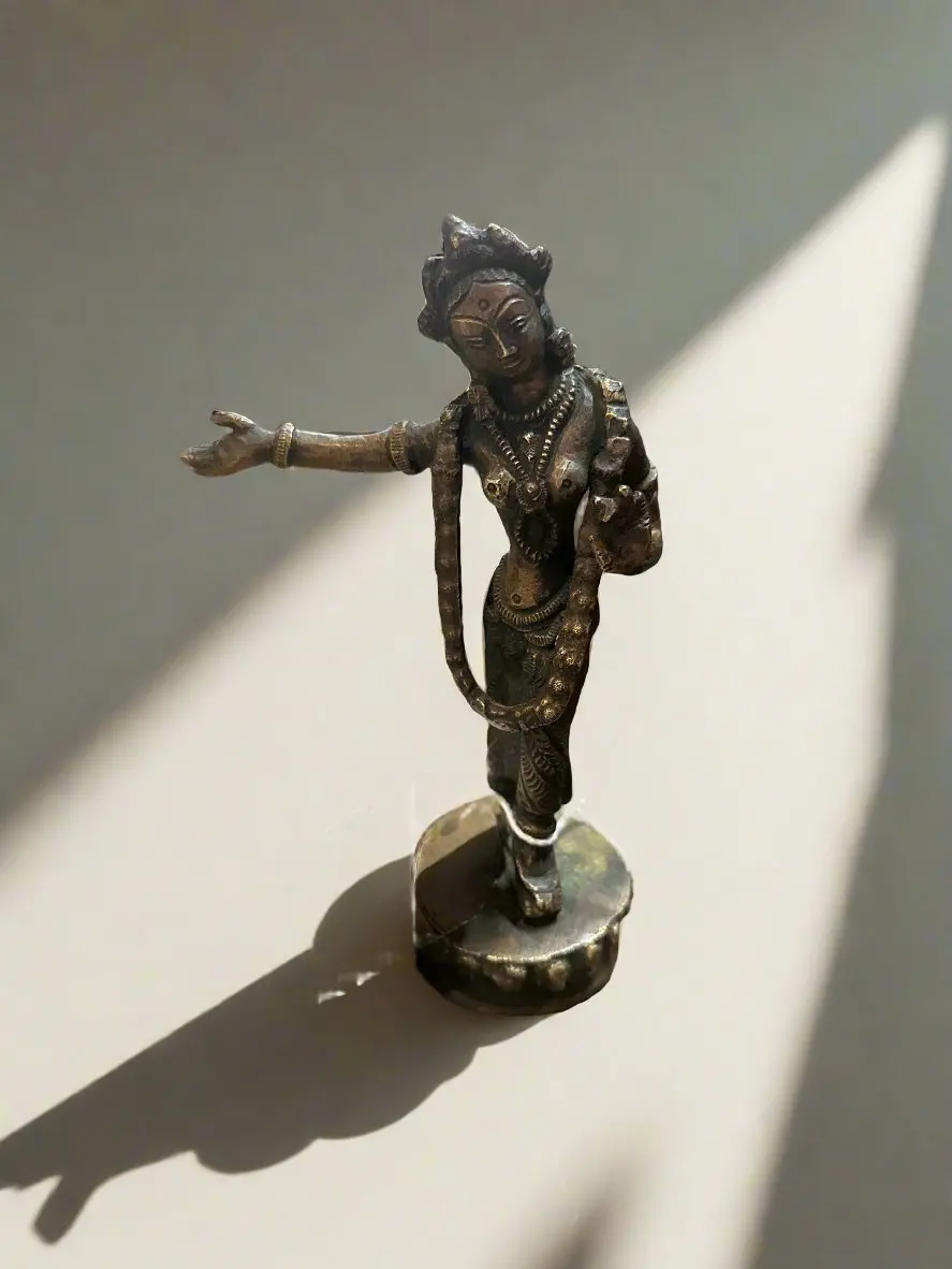 Small Bronze Asian Diety 1