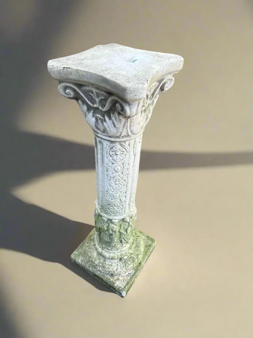Concrete Neo Classical Small Pedestal 1