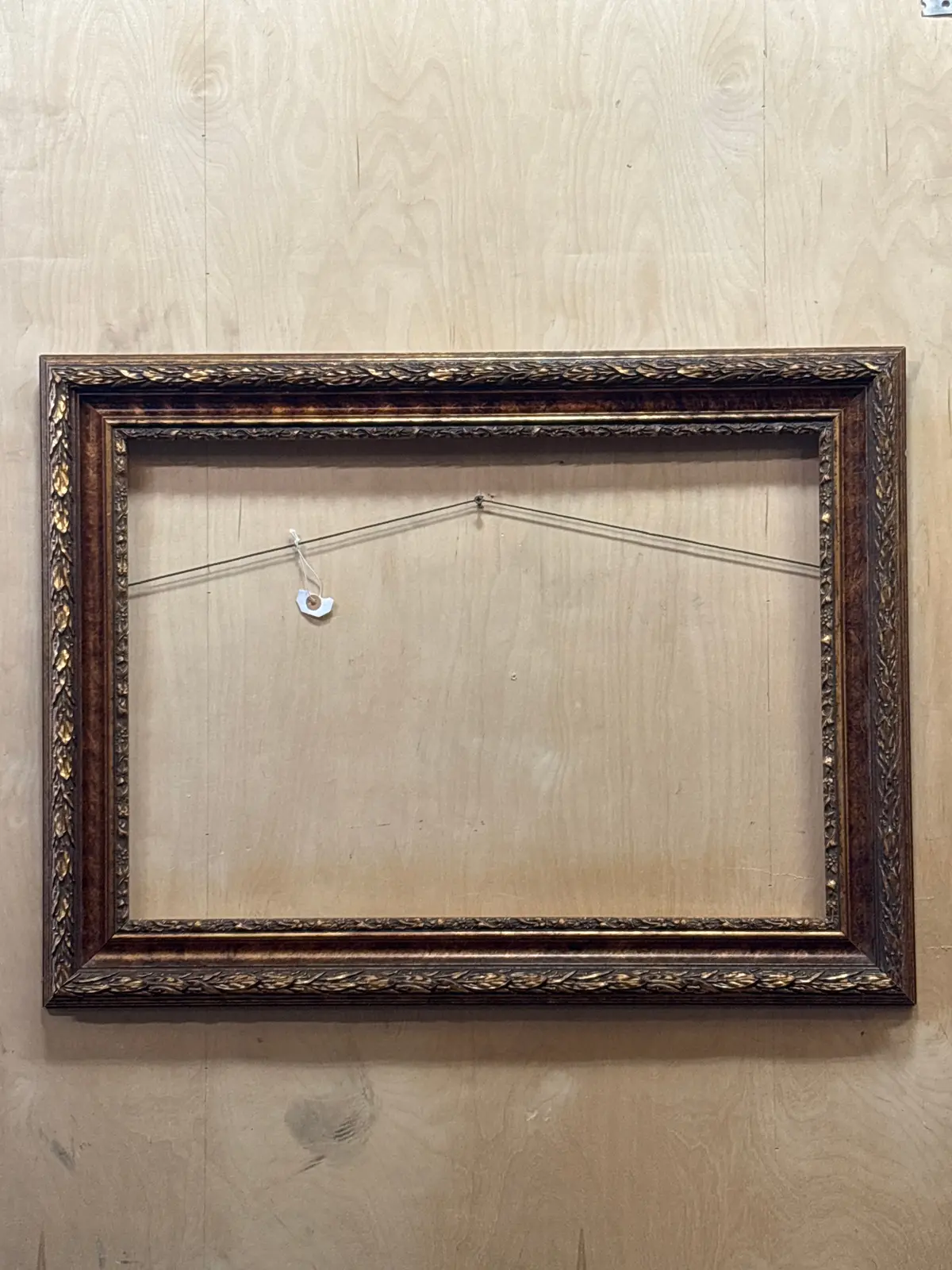 Large Ornate Dark Gilt Frame 1