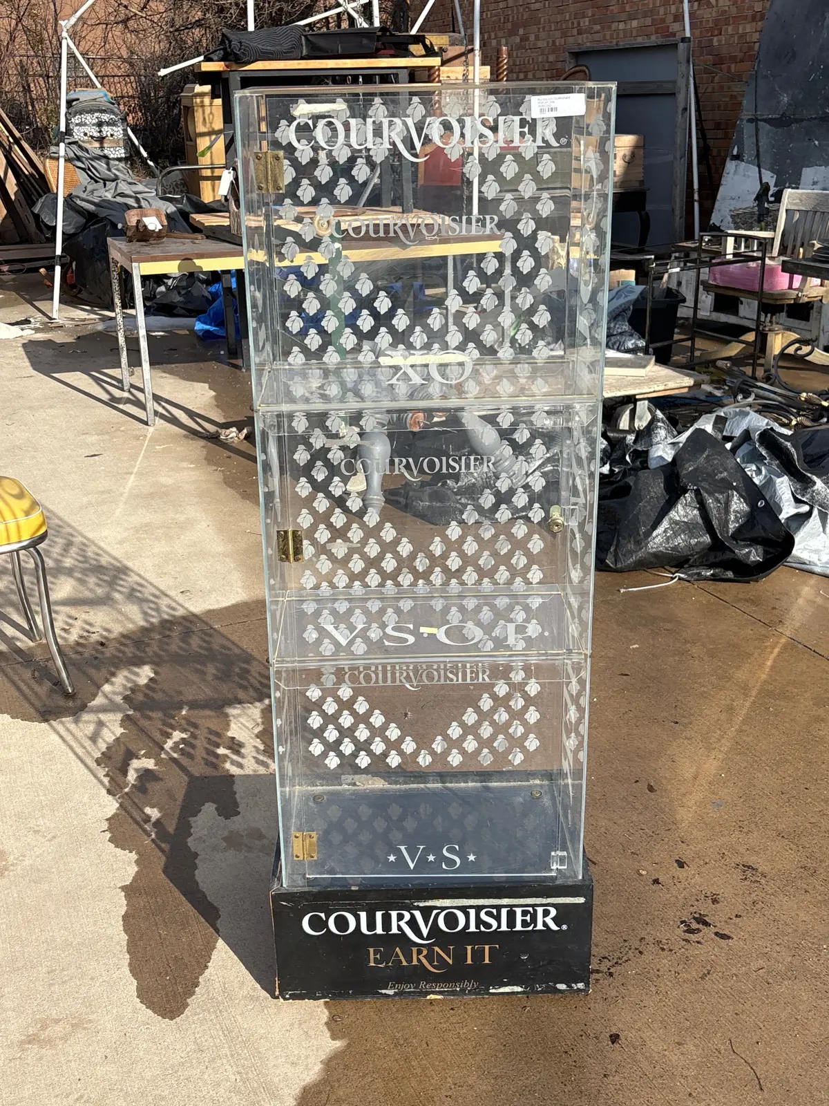 Plexiglass Courvoisier Display Case 1