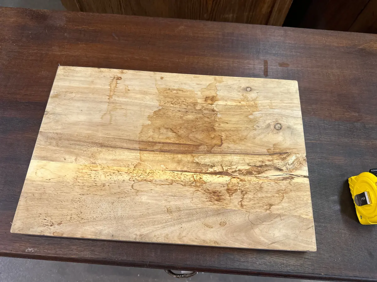Vintage Rectnagular Wood Cutting Board 1