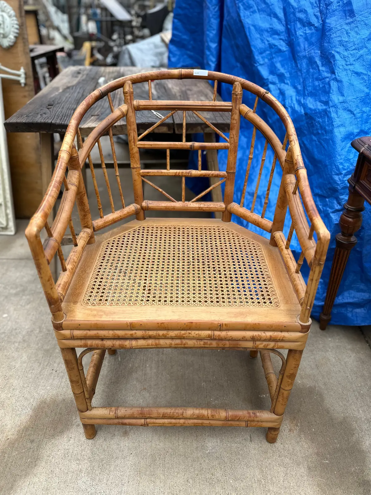 Large Bamboo Chair 1