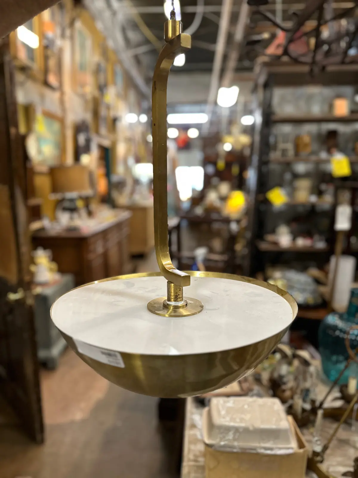 Brass Modern Dome Light Fixtures 1