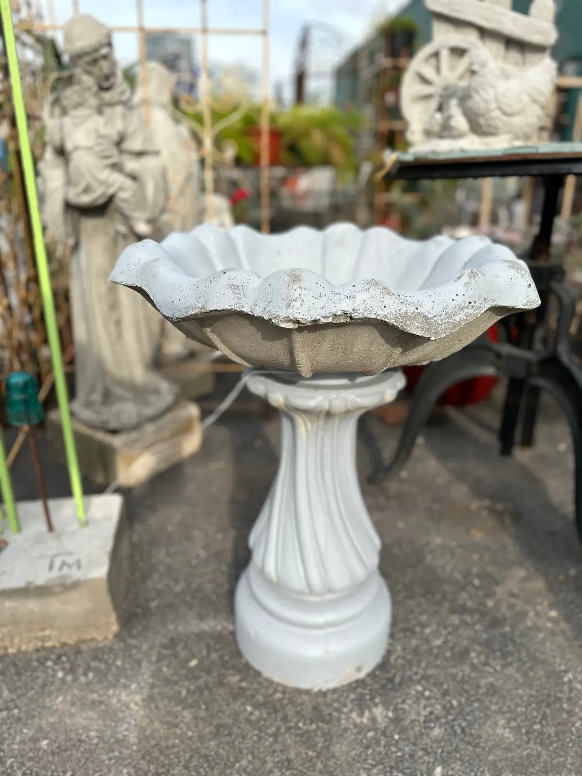 Concrete Bird Bath 1