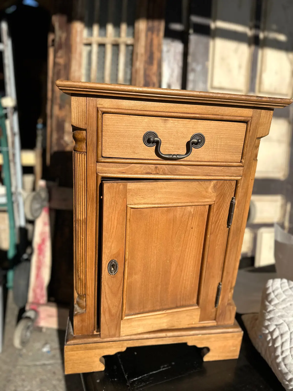 Pine Federal Syle Night Stand 1