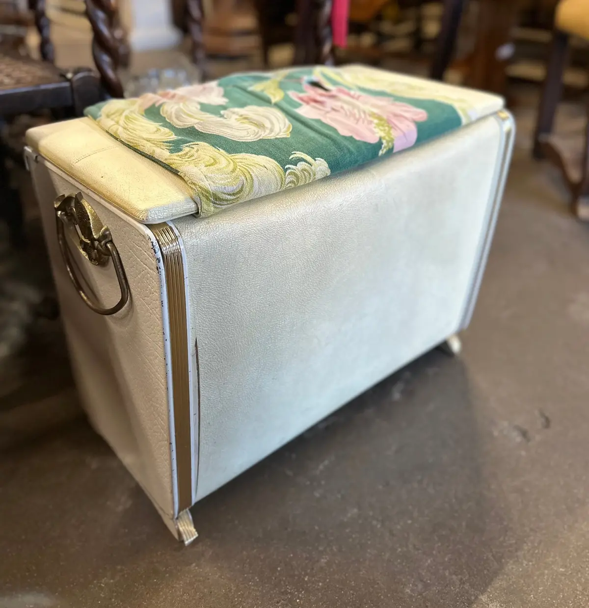 Vintage Storage Bench 1