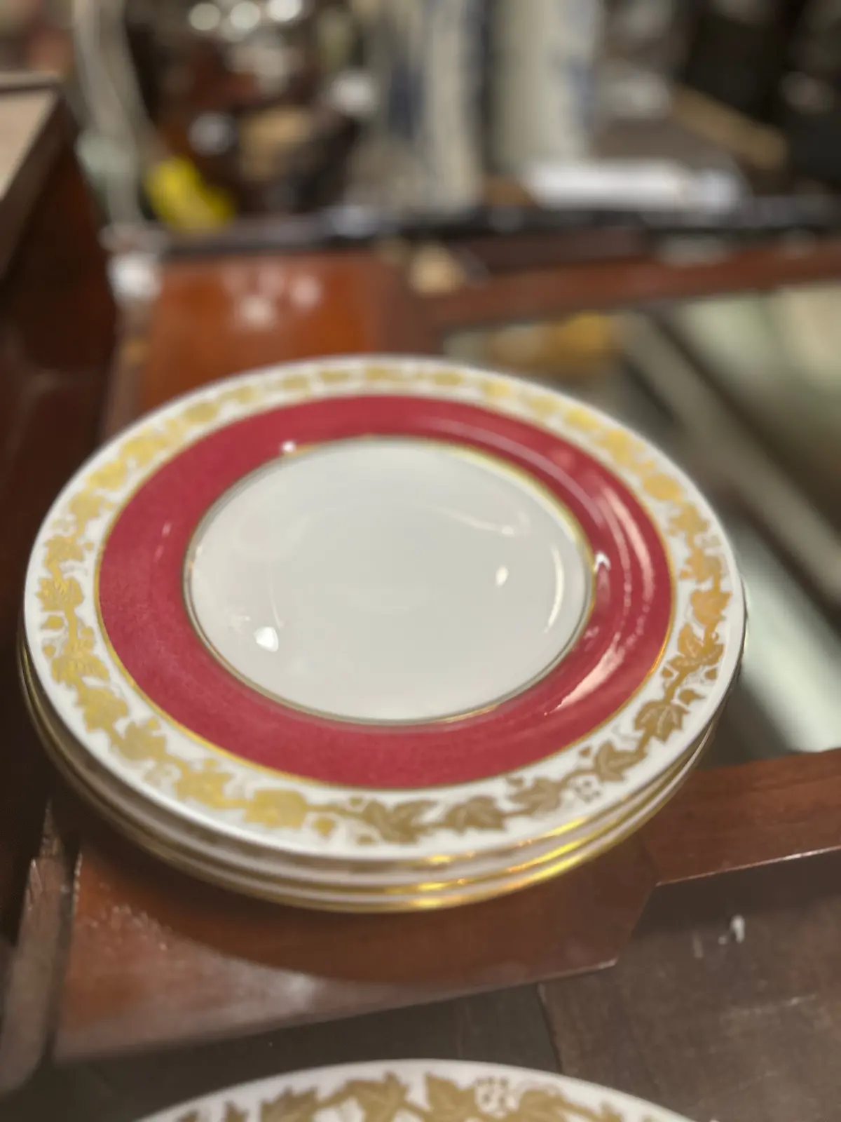 Set Of 3 Wedgewood Whitehall Salad Plates 1