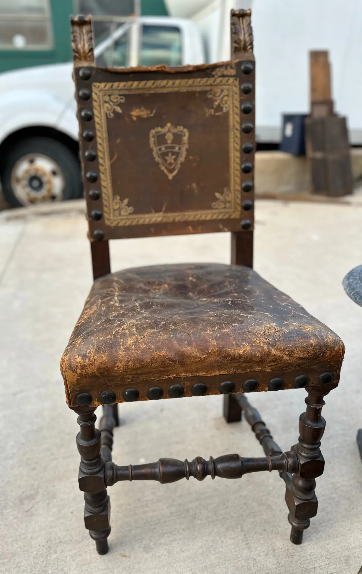 Gothic Chair As Found Italian 1