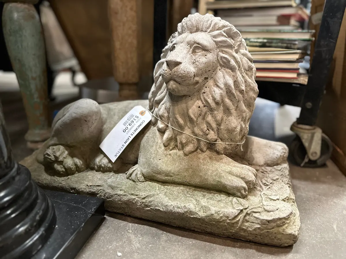 Concrete Lion Statue 1
