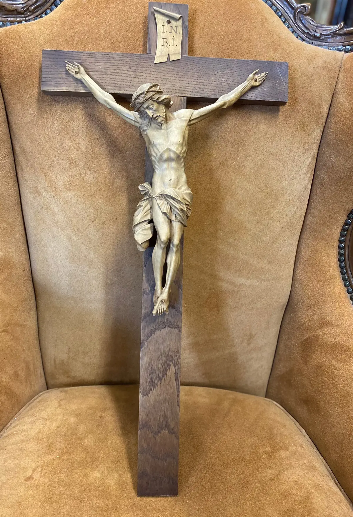 Large Wood Crucifix 1