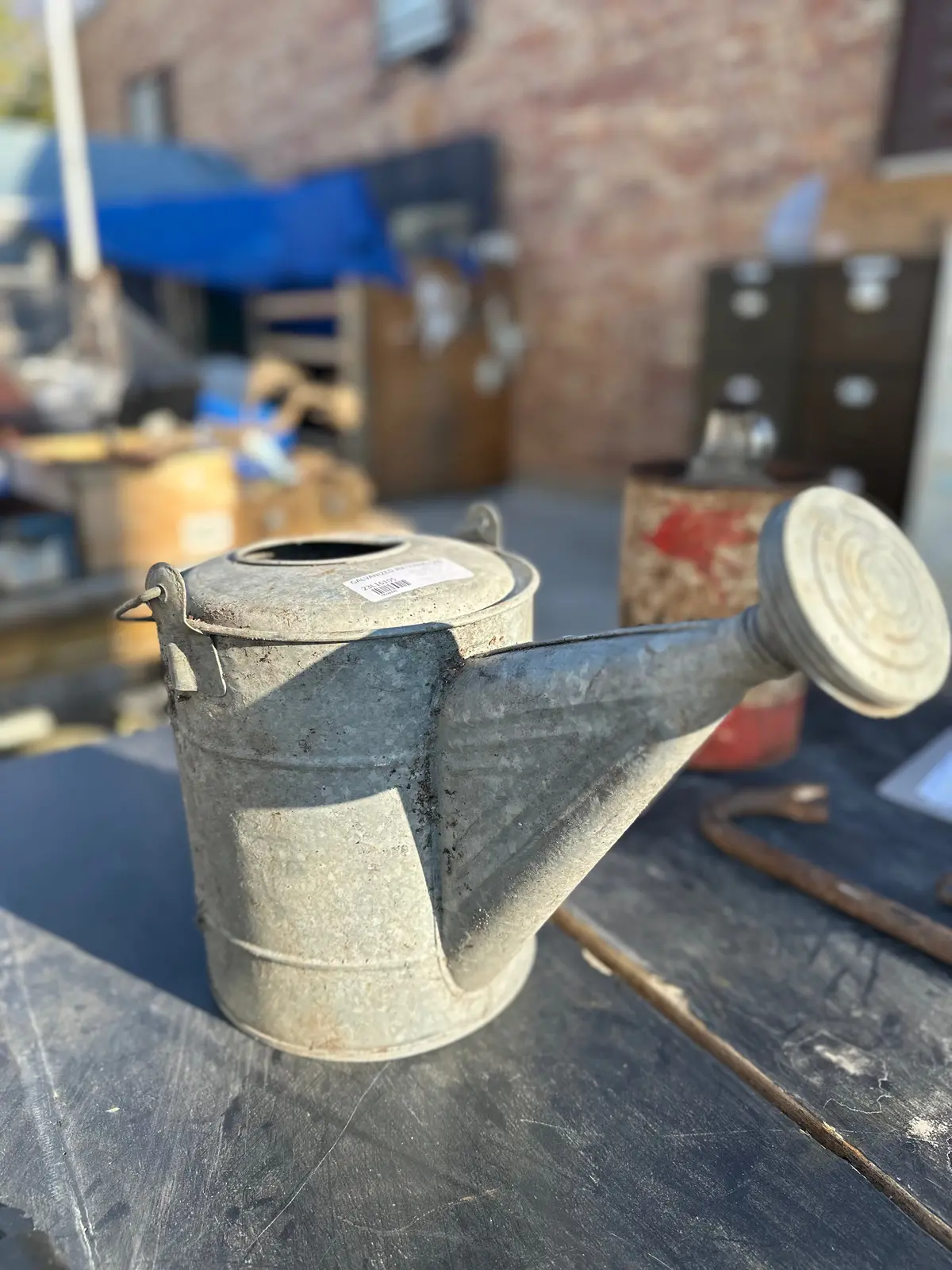 Galvanized Watering Can 1