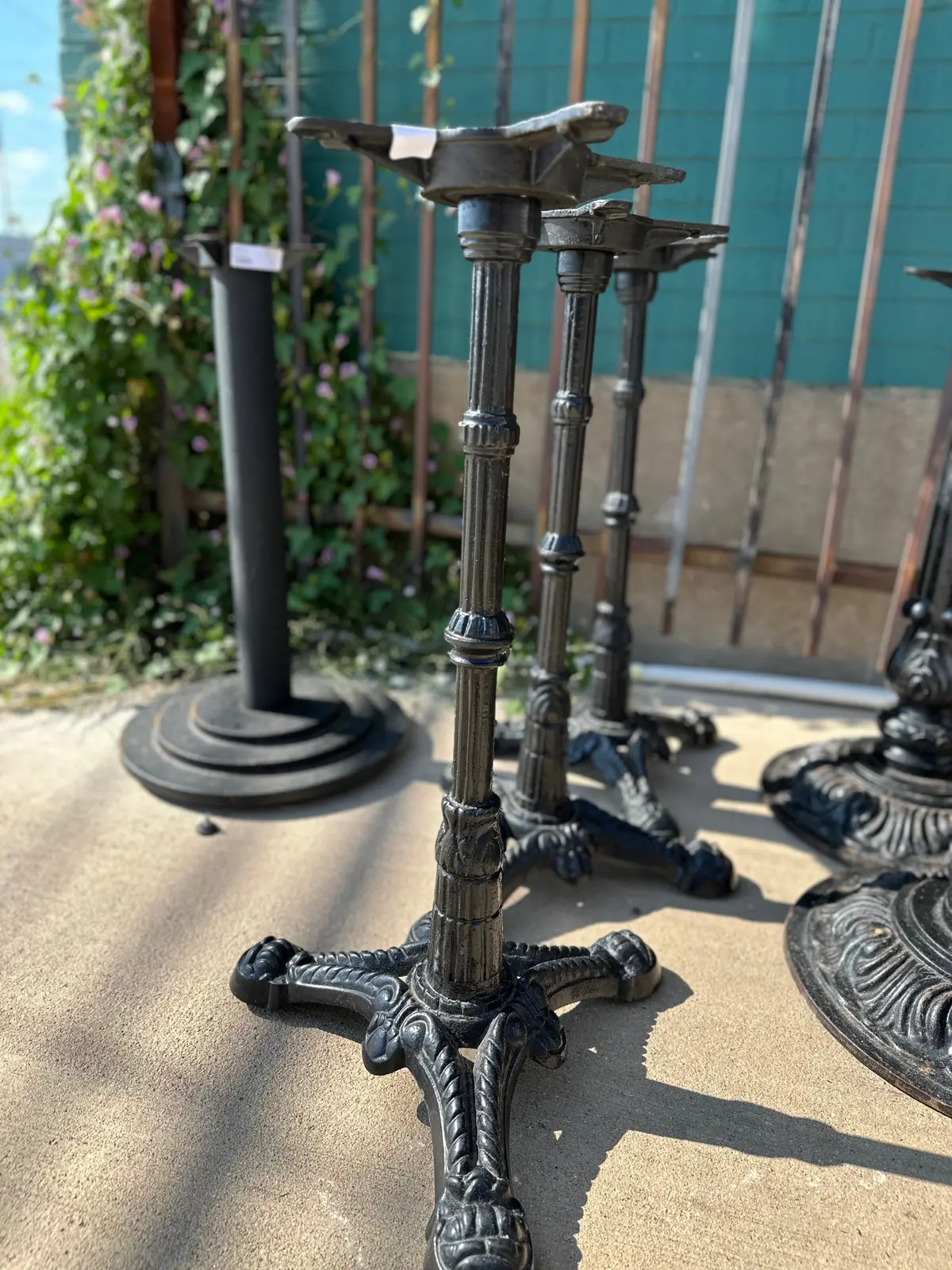 Small Iron Pub Table Base 1