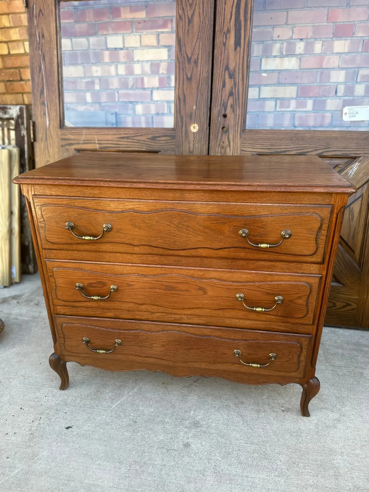 French Regence Oak Commode 1