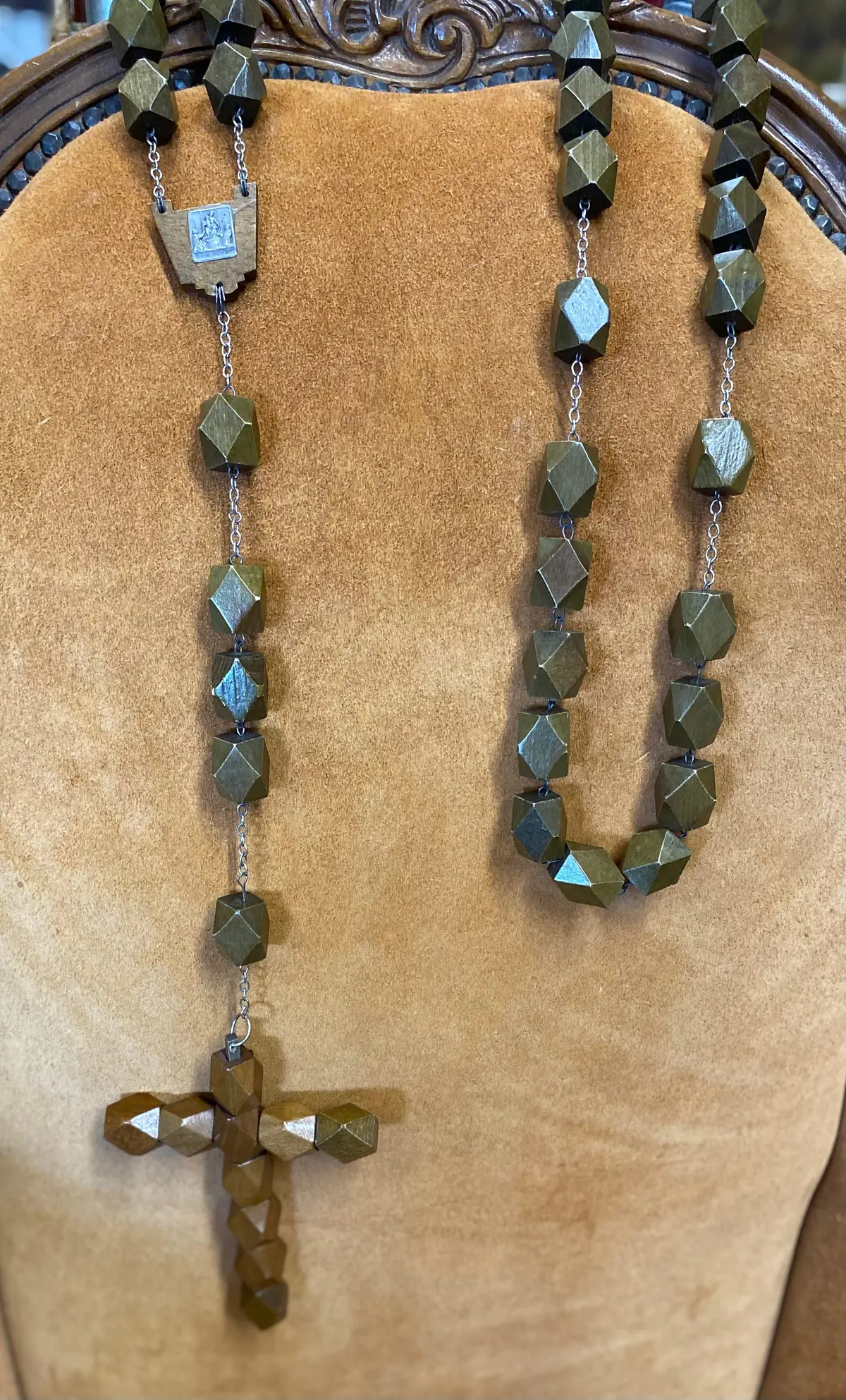 Wooden Giant Rosary Beads 1