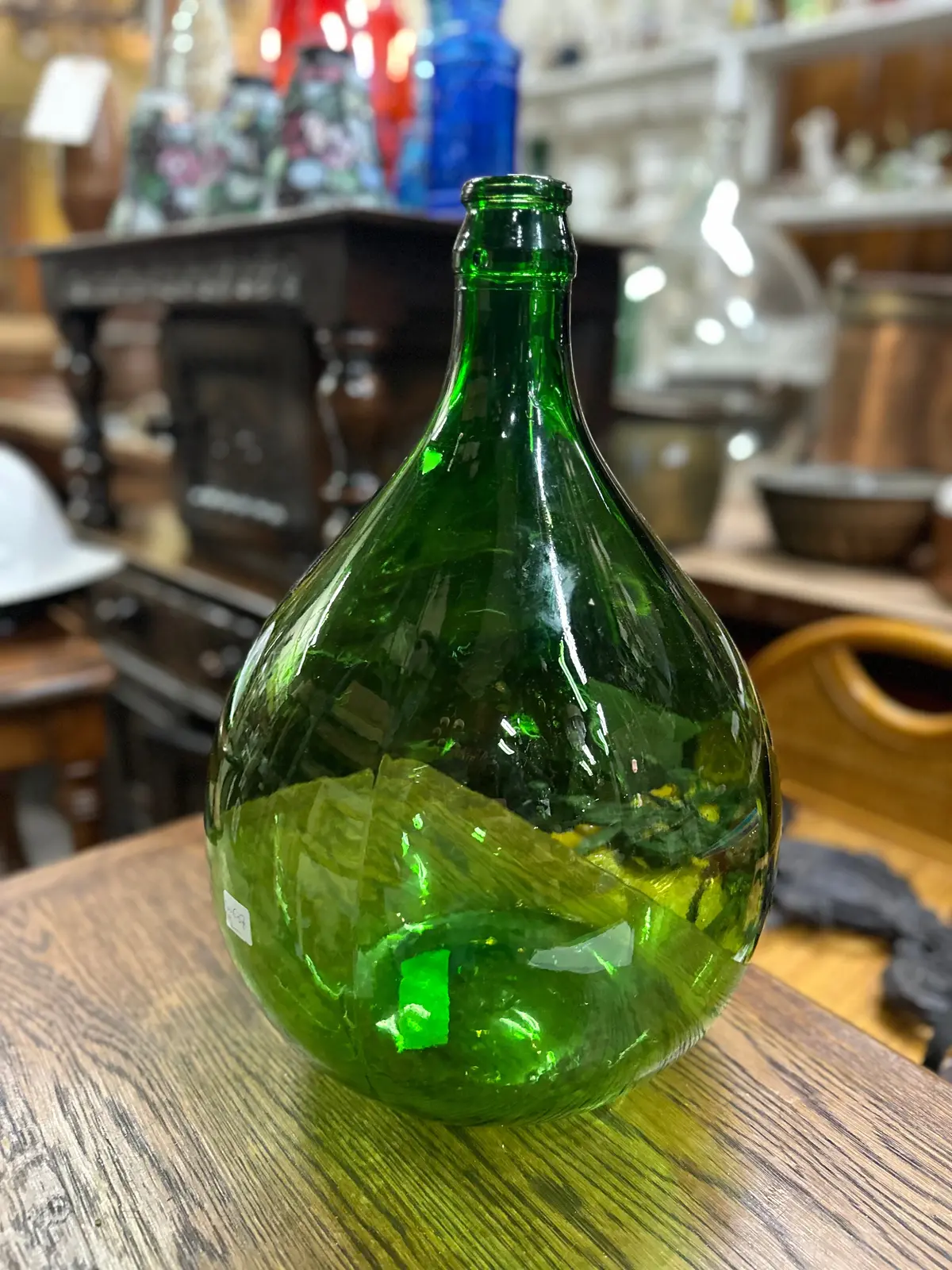 Small Green Wine Bottle 1