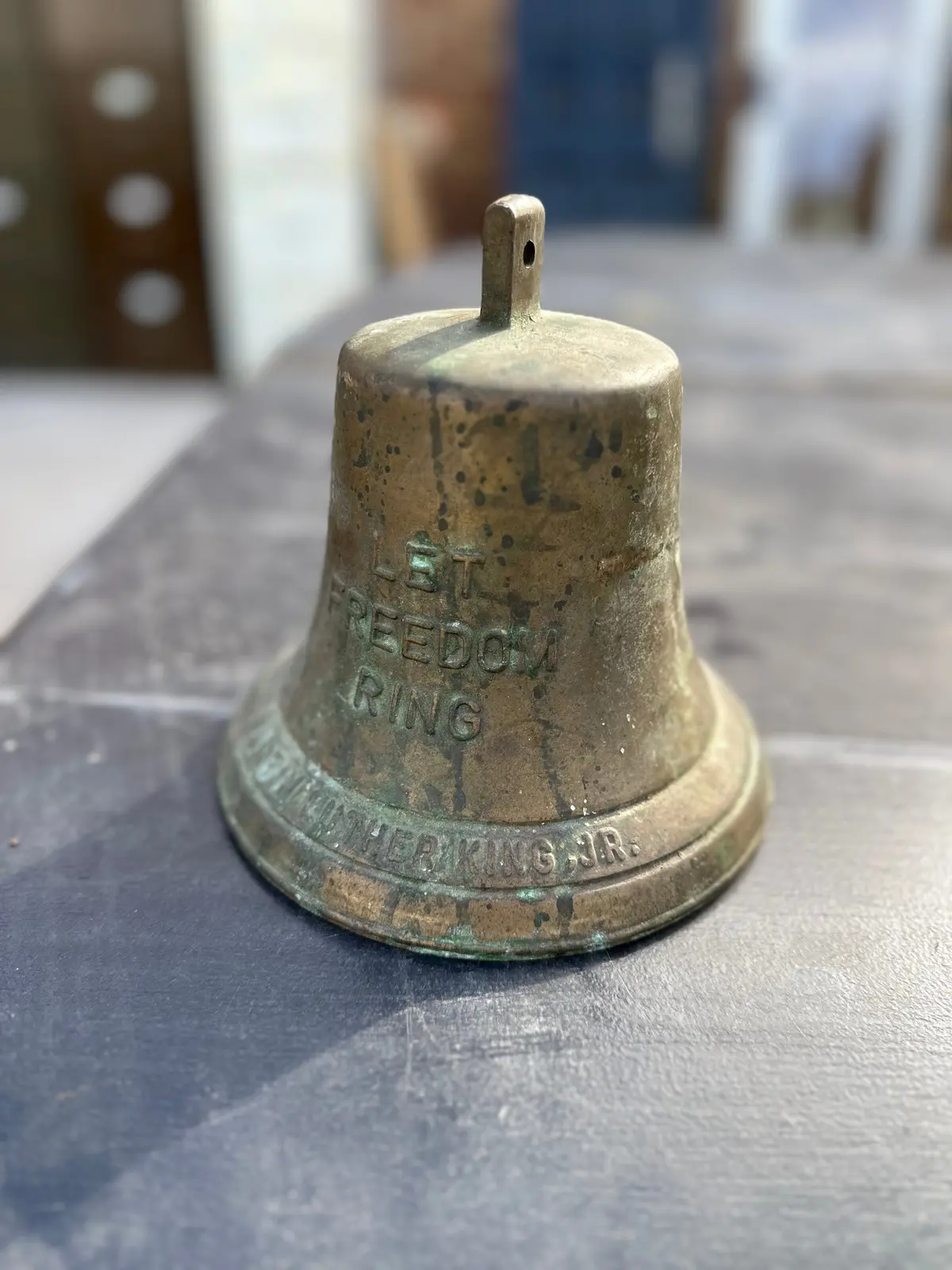 Brass Bell No Clapper Mlk Let Freedom Ring 1
