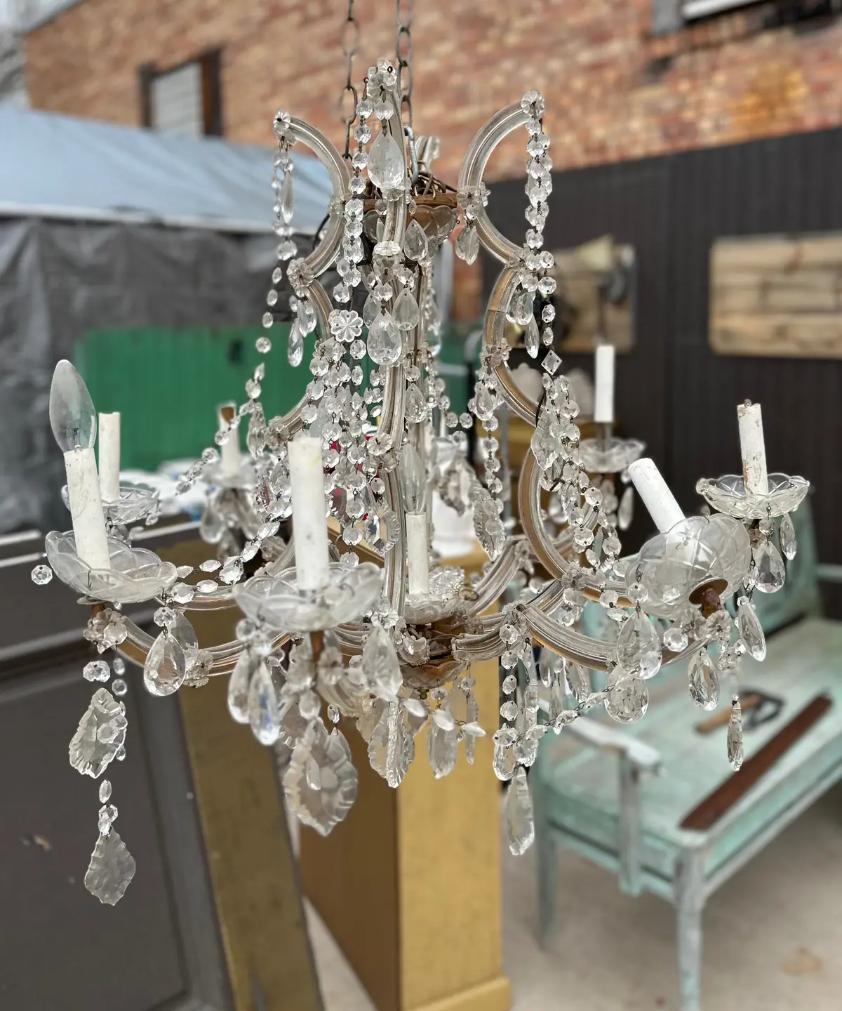 Maria Theresa Chandelier As Found 1
