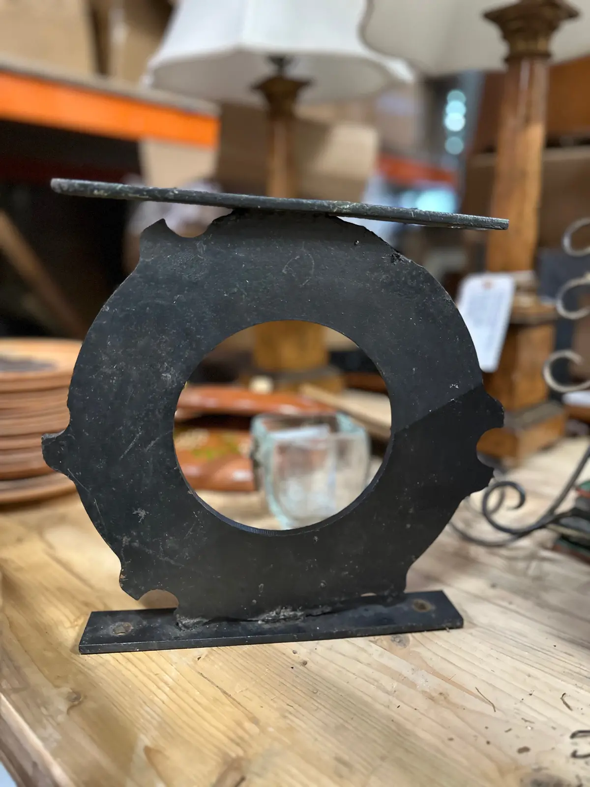 Industrial Iron Decor Wheel 1