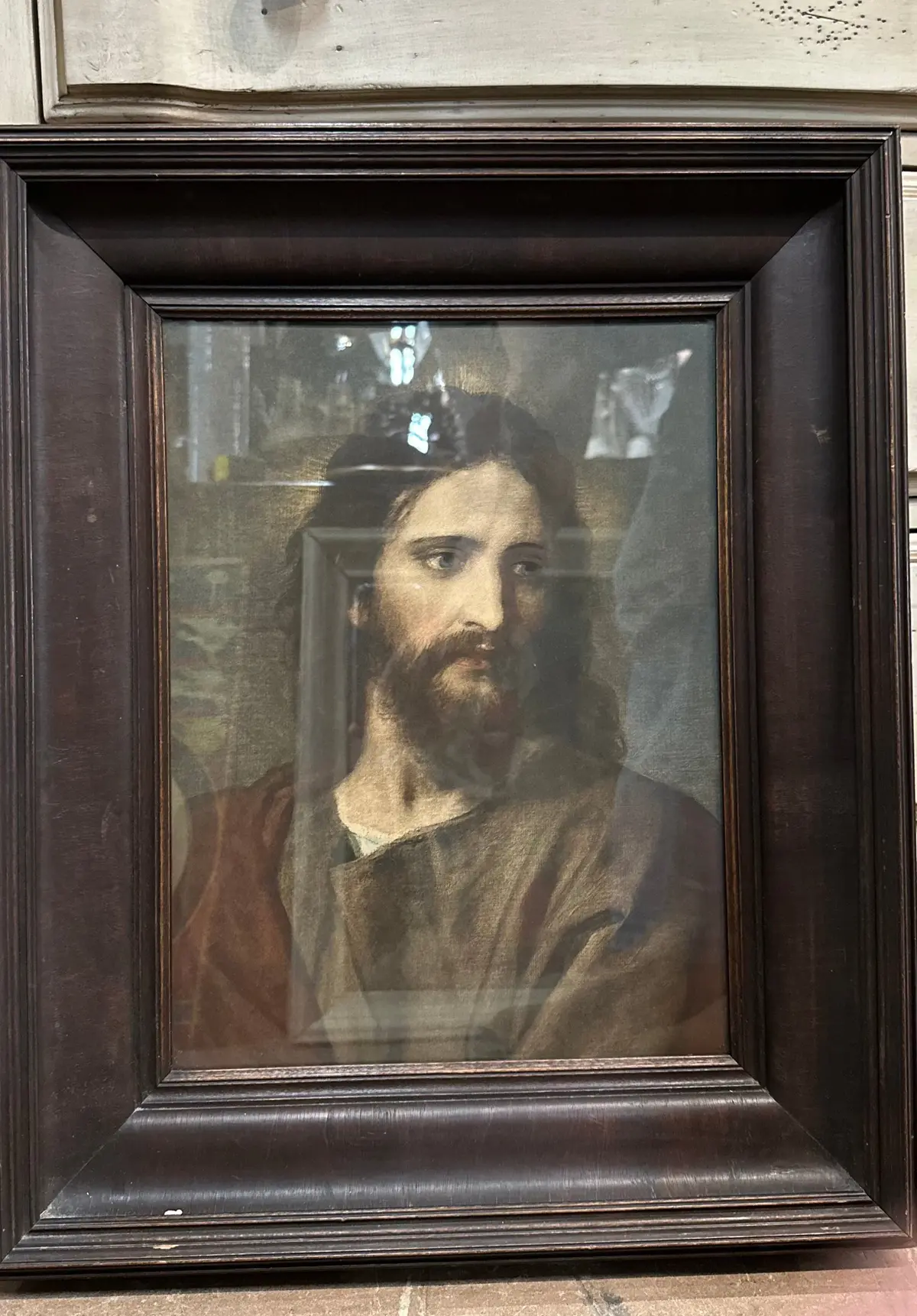 Framed Painting Of Jesus By Heinrich Hoffman 1