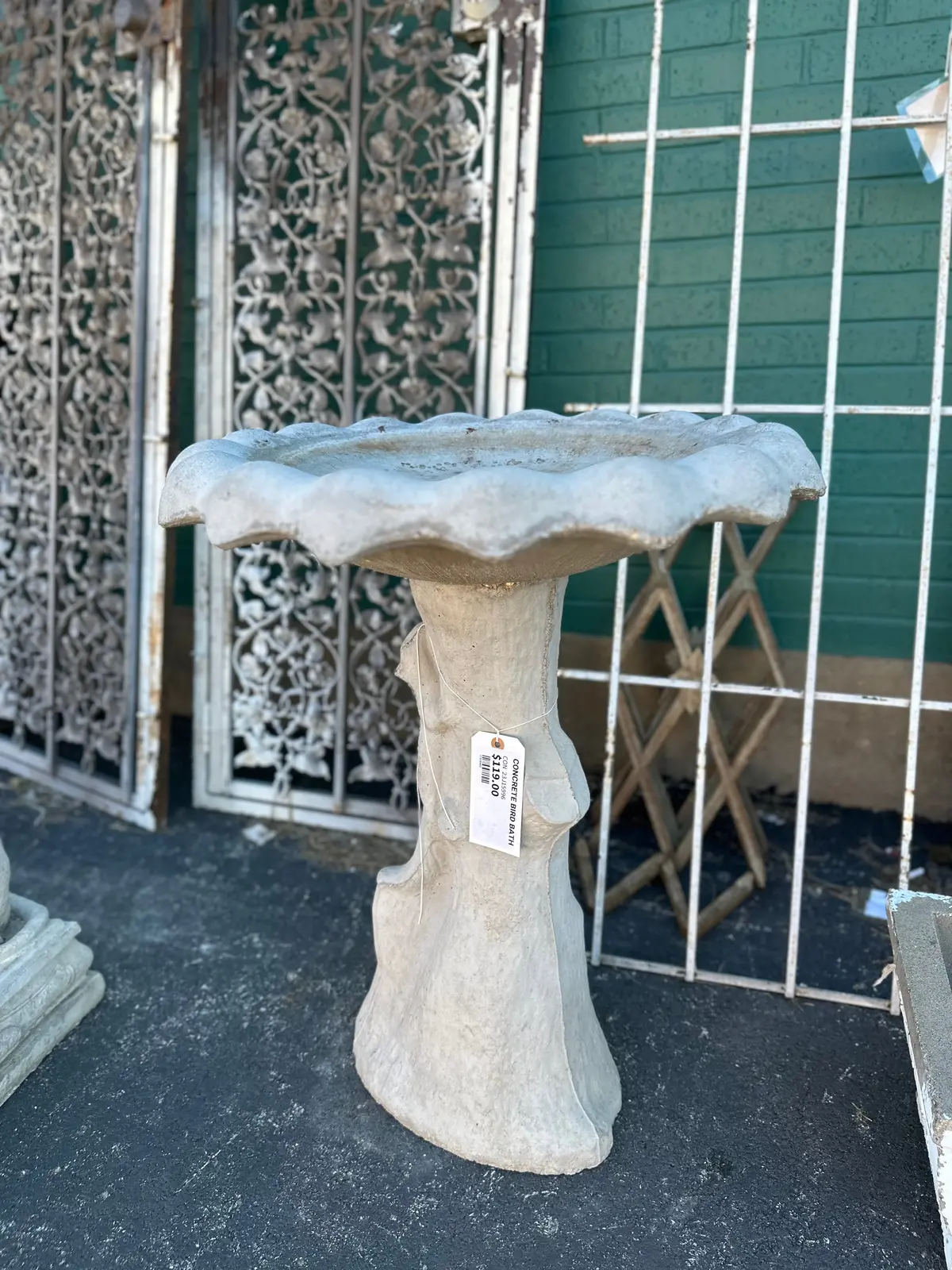 Concrete Bird Bath 1