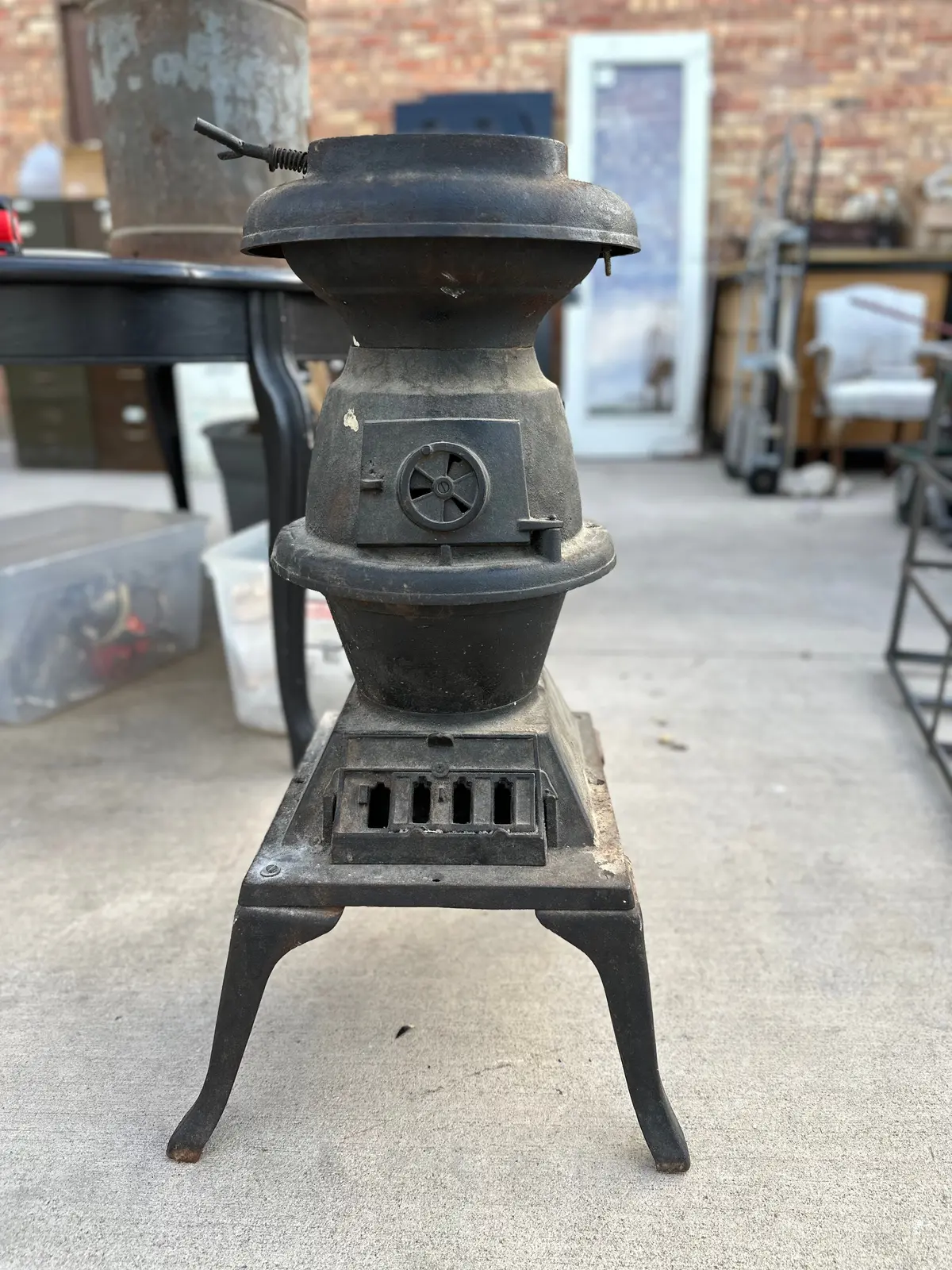 Small Cast Iron Wood Burning Stove 1