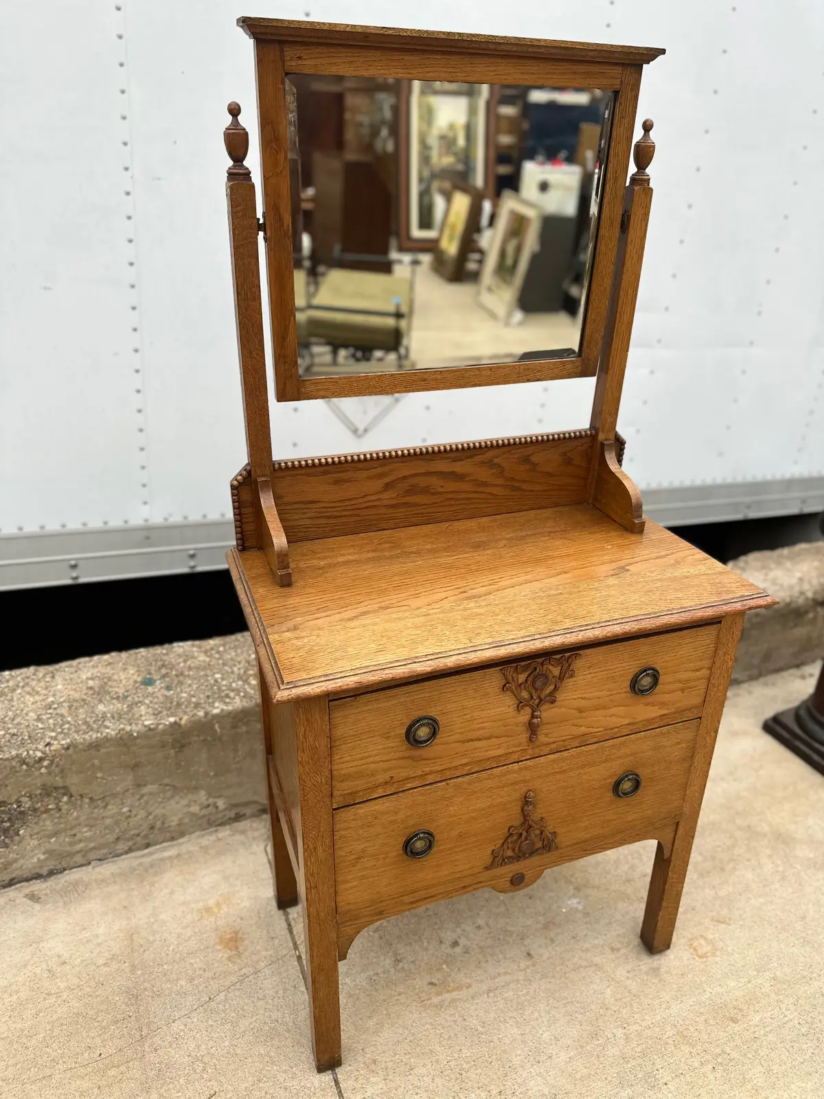 Small English Oak Dresser 1