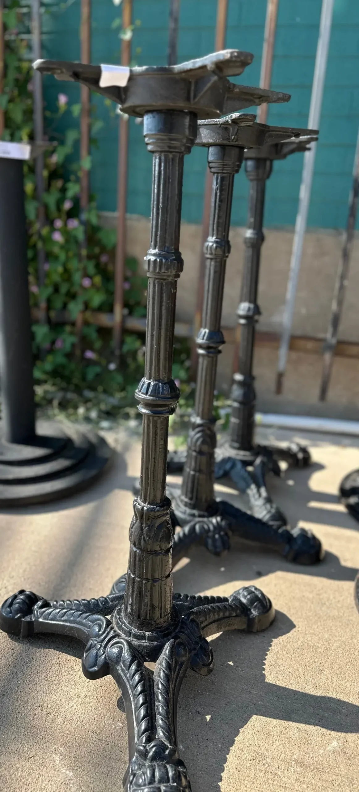 Small Iron Pub Table Base 1