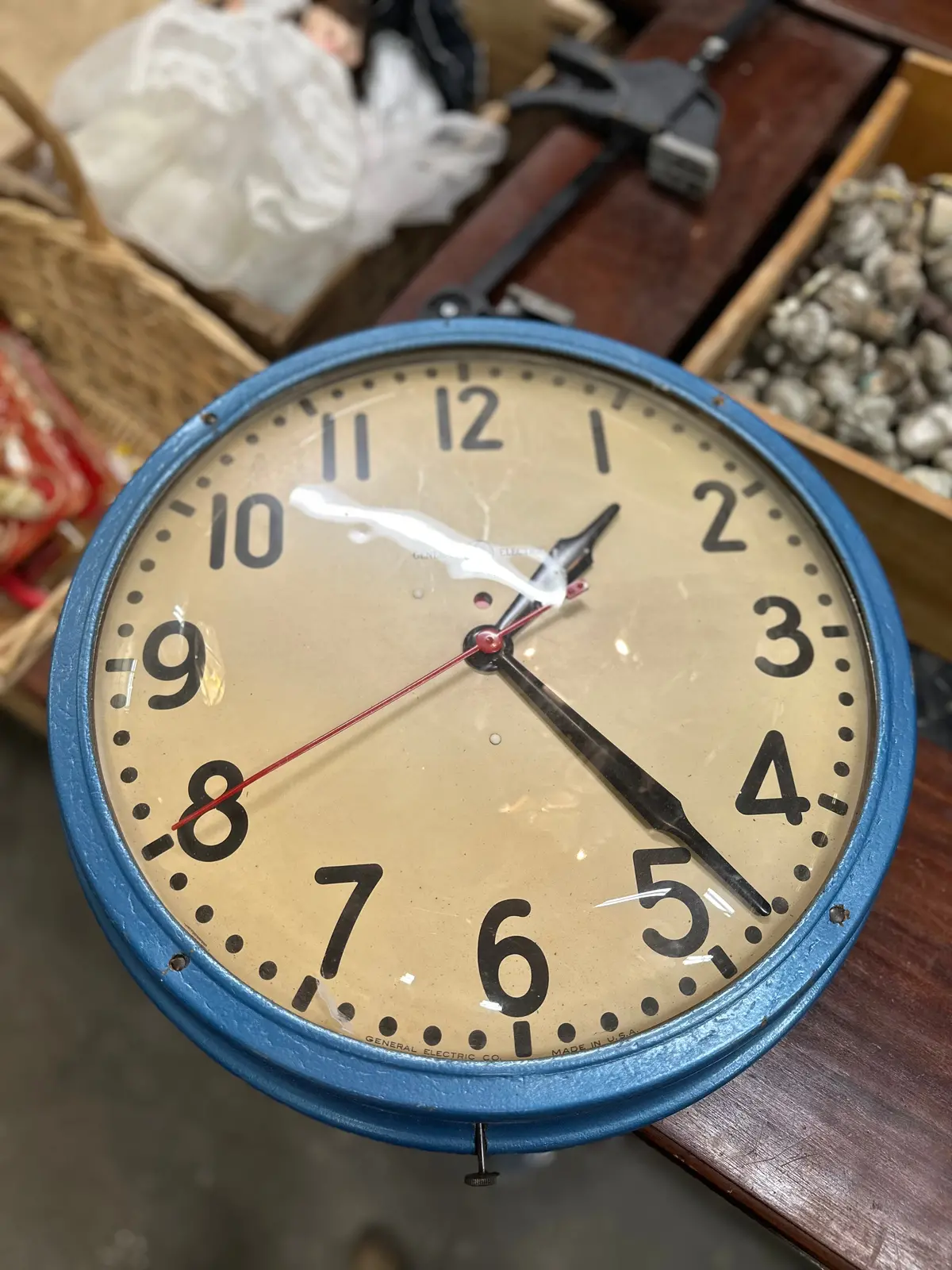 Blue And White World War Ii Wall Clock 1