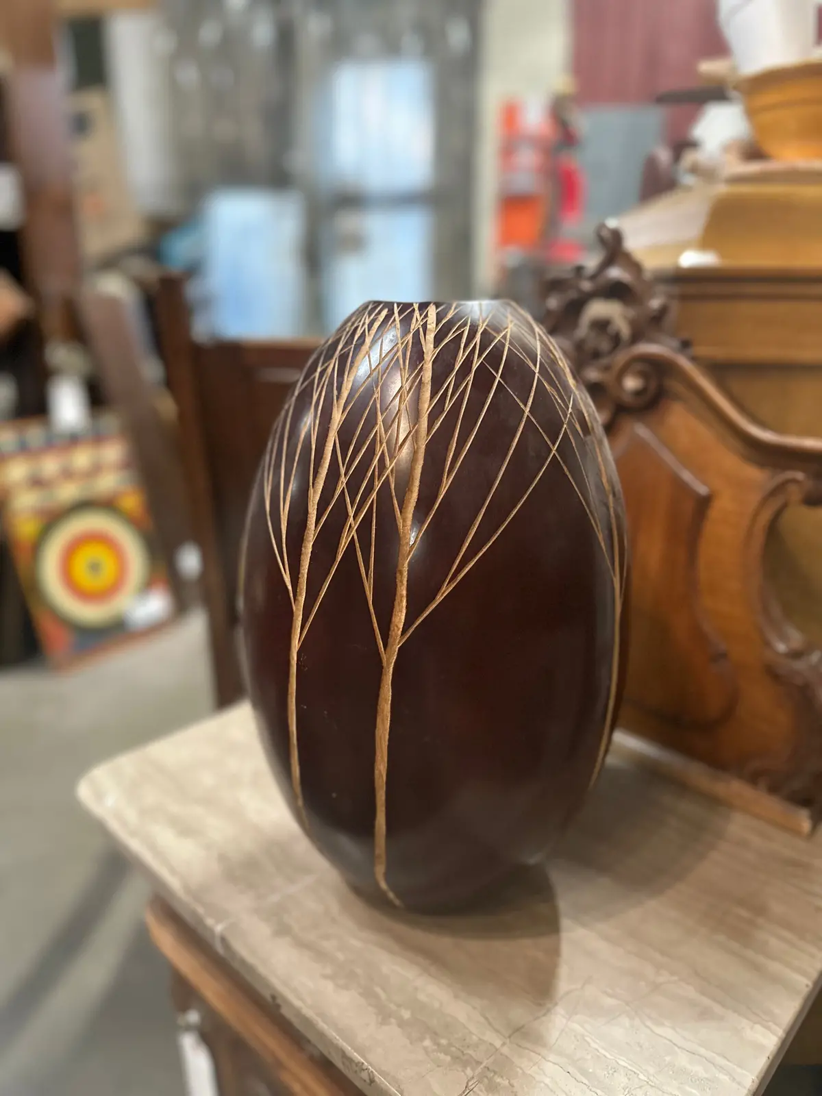 Wood Flower Vase 1