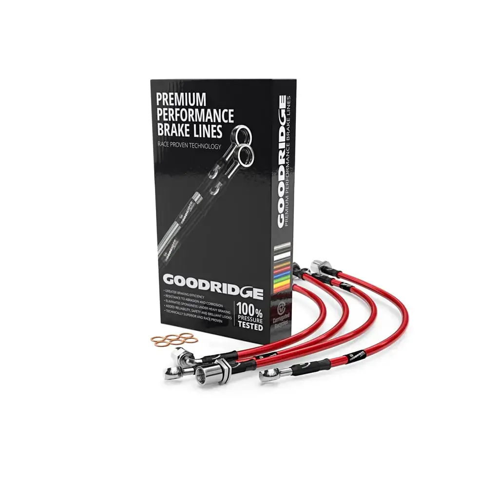 Goodridge Braided Brake Hose Kit For Porsche 911 (991) 4.0 Gt3 Rs 05.18- 6