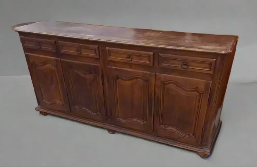 Canted Corner Oak Rustic Sideboard 1
