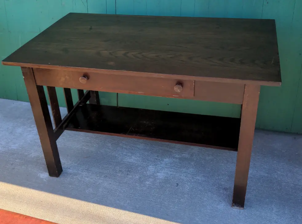 Mission Oak Writing Desk 1