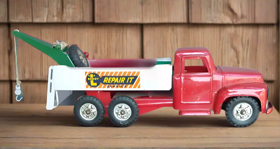 Buddy L Toy Wrecker  Circa 1940'S 1