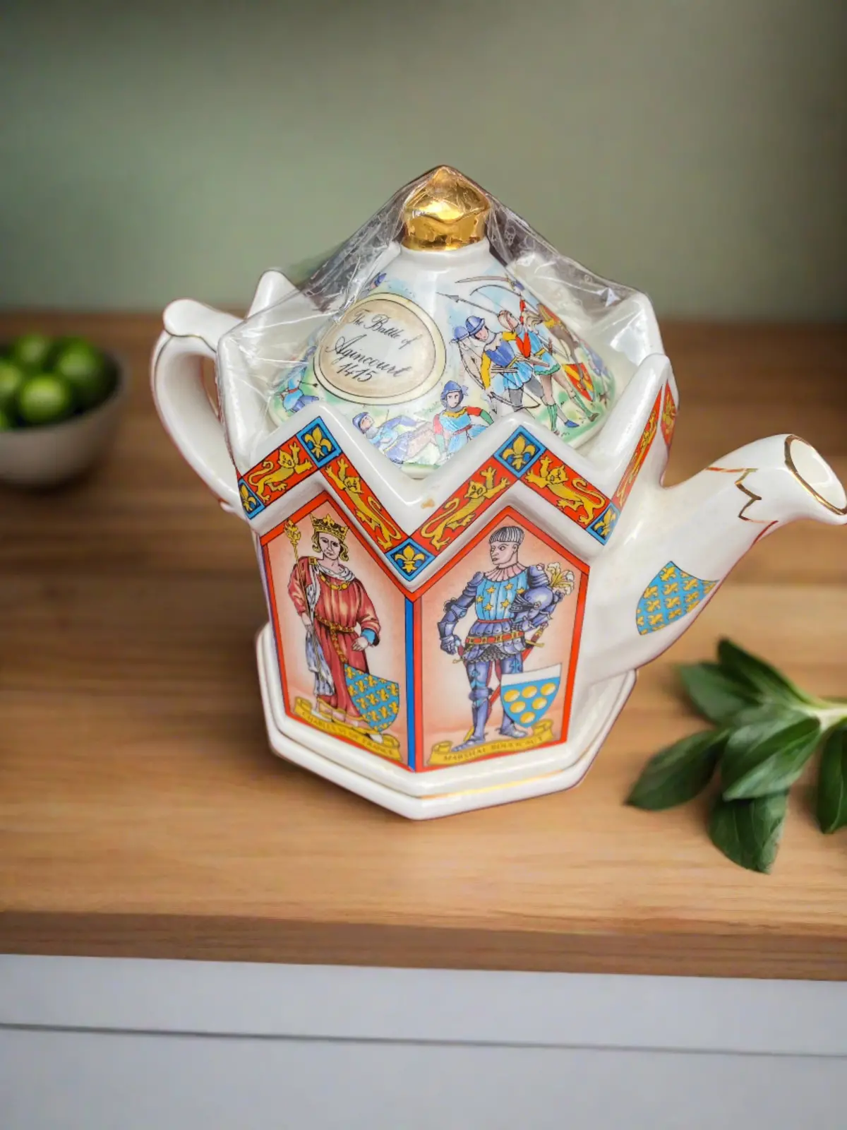 Staffordshire Tea Pot Henry V King Of England 1